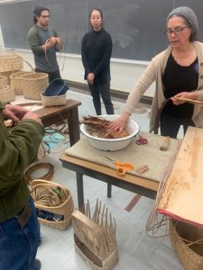 basket weaving demonstration
