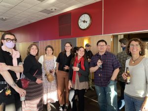L to R: Joseph Walston, Zoe Ryan, Beth Reuter,Lena Barry, Linden Taylor, Frank Wang, and Chelea Specht